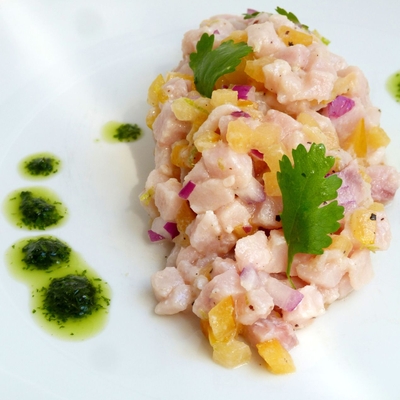 Tartare d'espadon nustrale aux agrumes image