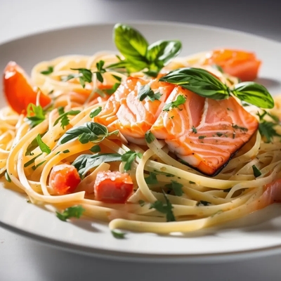 Linguine au Saumon image