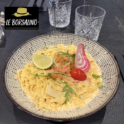 Tagliatelle aux 2 saumons image