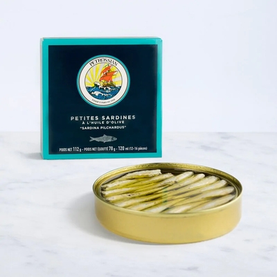 Sardines à l'huile d'olive de la maison "Pétrossian" image