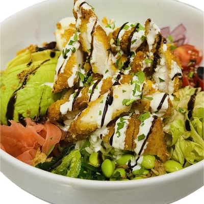 Poke bowl au POULET CRISPY image