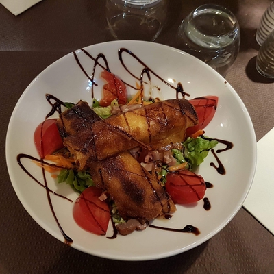 Salade de chèvre chaud image