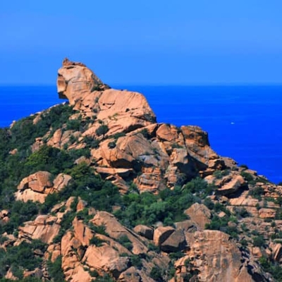 Le Lion de Rocapina, et sa plage en contrebas image