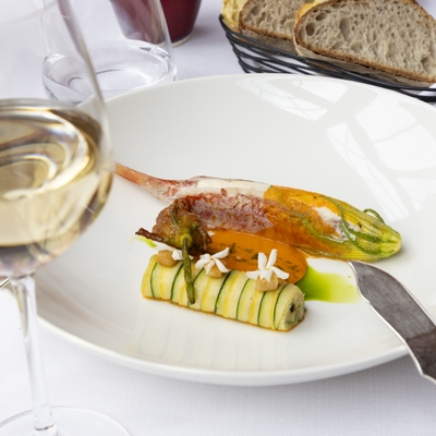 Ballotine de Rouget en fleur de potager image