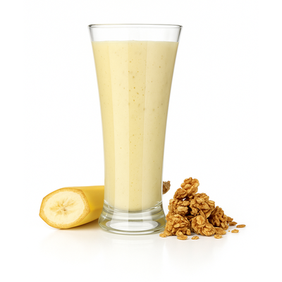 Smoothie Banane whey protein granola image