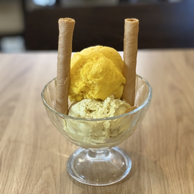 Glaces sorbets deux parfums image