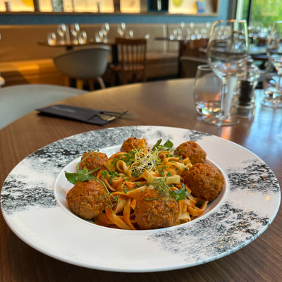 Boulettes végétales, tagliatelle (**) image
