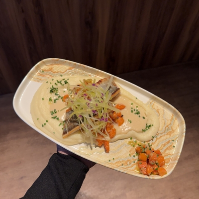 Filet de bar, sauce à la sauge, image