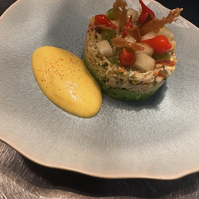 Chair de Tourteau breton au citron caviar image