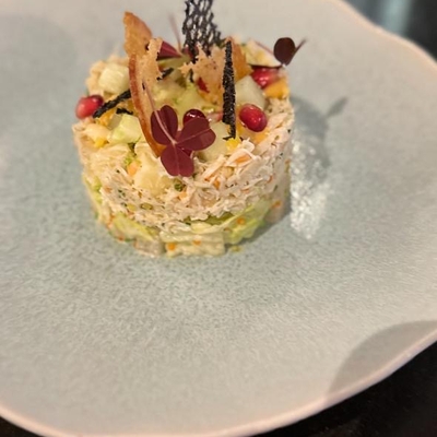 Chair de Tourteau breton au citron caviar image